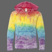 Girls’ Courtney Burnout V-Notch Hooded Sweatshirt
