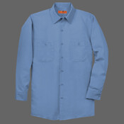 Long Size, Long Sleeve Industrial Work Shirt