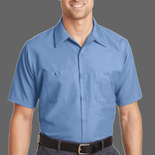 Long Size, Short Sleeve Industrial Work Shirt