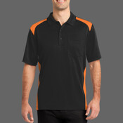 Select Snag Proof Two Way Colorblock Pocket Polo