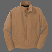 Washed Duck Cloth Flannel Lined Work Jacket
