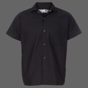Poplin Cook Shirt with Gripper Closures
