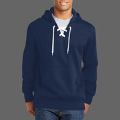 Lace Up Pullover Hooded Sweatshirt