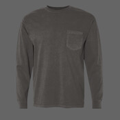 Unisex Garment-Dyed Heavyweight Long Sleeve Pocket T-Shirt