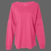 Women's Jersey Pom Pom Long Sleeve T-Shirt