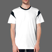 2430 Fine Jersey Contrast Inset S/S T-Shirt