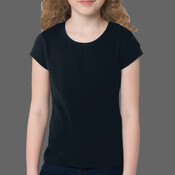 4221 Youth Baby Rib Cap Sleeve T-Shirt