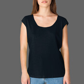 6322 Sheer Jersey 2 Sided Top