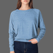 BR394 Tri-Blend Rib Light Weight Raglan Pullover