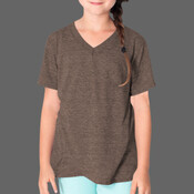 TR156 Toddler Tri-Blend V-Neck T-Shirt