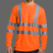 Ansi 107 Class 3 Long Sleeve Snag Resistant Reflective T Shirt