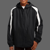 Youth Fleece Lined Colorblock Jacket