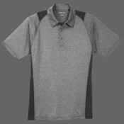 Heather Colorblock Contender Polo