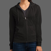 Women's Fitted Jersey Full Zip Hoodie