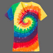 Women's Tie Dye V Neck Tee