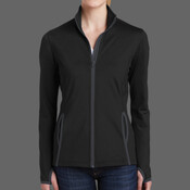 Women's Sport Wick ® Stretch Contrast Full Zip Jacket