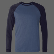 Men's Long Sleeve Jersey Baseball Tee
