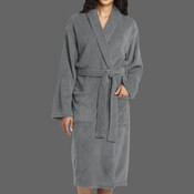 Plush Microfleece Shawl Collar Robe