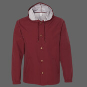Men's Water-Resistant Hooded Windbreaker