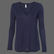 Women's Flowy Long Sleeve V-Neck Tee