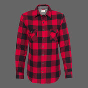 Women's Vintage Brushed Flannel Shirt