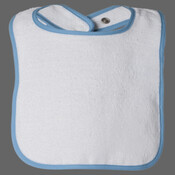 Infant Contrast Trim Terry Bib