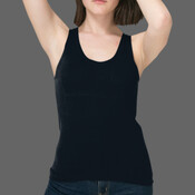 6308 Sheer Jersey Racerback Tank