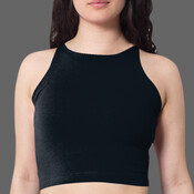 8369 Cotton Spandex Jersey Sleeveless Crop Top