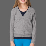 BR200 Youth Tri-Blend Rib Cardigan