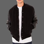 RSAWN402 Wool Club Jacket w/Leather Sleeves