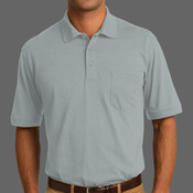 Core Blend Jersey Knit Pocket Polo
