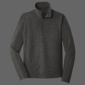 Heather Microfleece 1/2 Zip Pullover