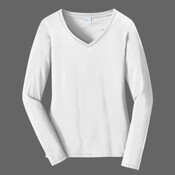 Women's Long Sleeve Fan Favorite V Neck Tee