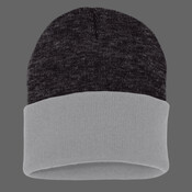 12" Color Blocked Cuffed Beanie