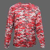 Youth Digital Camo Long Sleeve T-Shirt