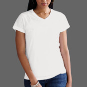 Women's Polyester Sublimation V-Neck Tee