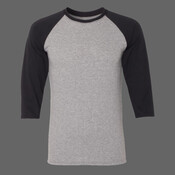 Unisex Triblend Three-Quarter Raglan Baseball T-Shirt