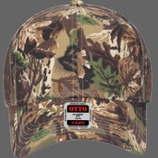 OTTO CAP® Camouflage 6 Panel Low Profile Mesh Back Trucker Hat
