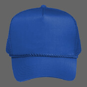 OTTO CAP® 5 Panel Mid Profile Mesh Back Trucker Hat