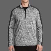 PosiCharge ® Electric Heather Colorblock 1/4 Zip Pullover