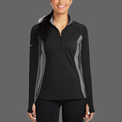 Women's Sport Wick ® Stretch Contrast 1/4 Zip Pullover
