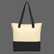 Colorblock Cotton Tote