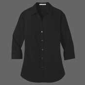Women's 3/4 Sleeve Carefree Poplin Shirt