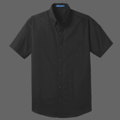 Short Sleeve Carefree Poplin Shirt