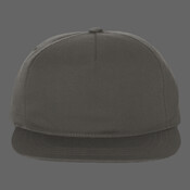 Lightly-Structured Five-Panel Snapback Cap