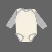 Infant Long Sleeve Baby Rib Bodysuit