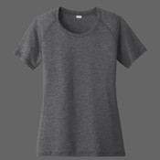 Women's PosiCharge ® Tri Blend Wicking Scoop Neck Raglan Tee