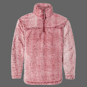 Unisex Sherpa Fleece Quarter-Zip Pullover