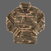 Unisex Sherpa Fleece Quarter-Zip Pullover
