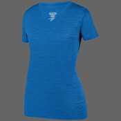 Women's Shadow Tonal Heather Training V-Neck T-Shirt